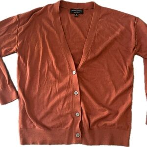 Banana Republic Women's‎ Orange Forever Sweater Cardigan M
